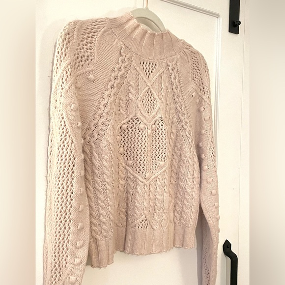 Free People Reina Cable Pullover - NEW - Picture 5 of 9